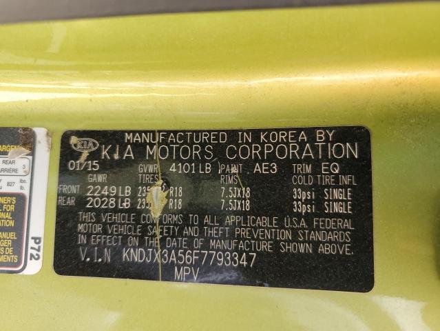 Photo 11 VIN: KNDJX3A56F7793347 - KIA SOUL ! 