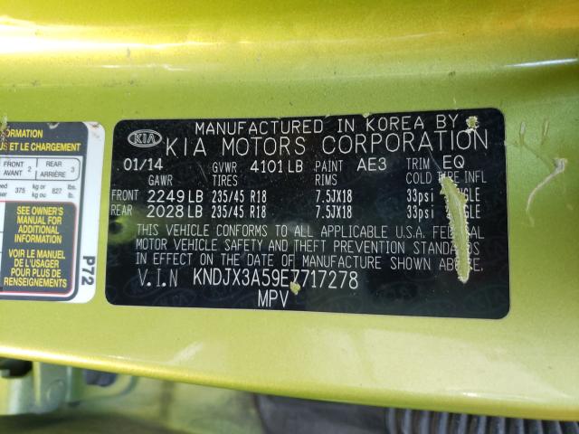 Photo 9 VIN: KNDJX3A59E7717278 - KIA SOUL ! 