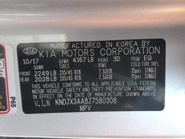 Photo 11 VIN: KNDJX3AA8J7580308 - KIA SOUL 