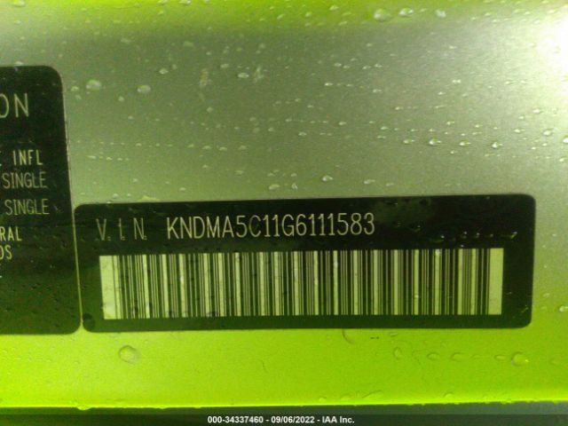 Photo 8 VIN: KNDMA5C11G6111583 - KIA SEDONA 