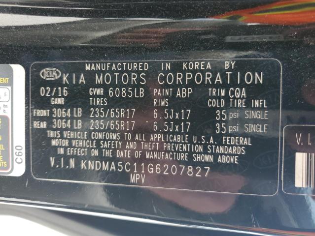 Photo 12 VIN: KNDMA5C11G6207827 - KIA SEDONA 