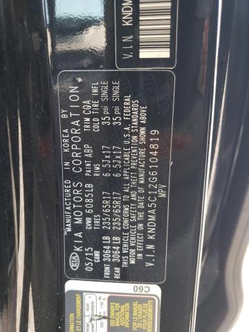 Photo 12 VIN: KNDMA5C12G6104819 - KIA SEDONA 