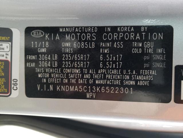 Photo 13 VIN: KNDMA5C13K6522301 - KIA SEDONA L 