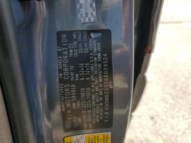 Photo 12 VIN: KNDMB233366039524 - KIA SEDONA EX 