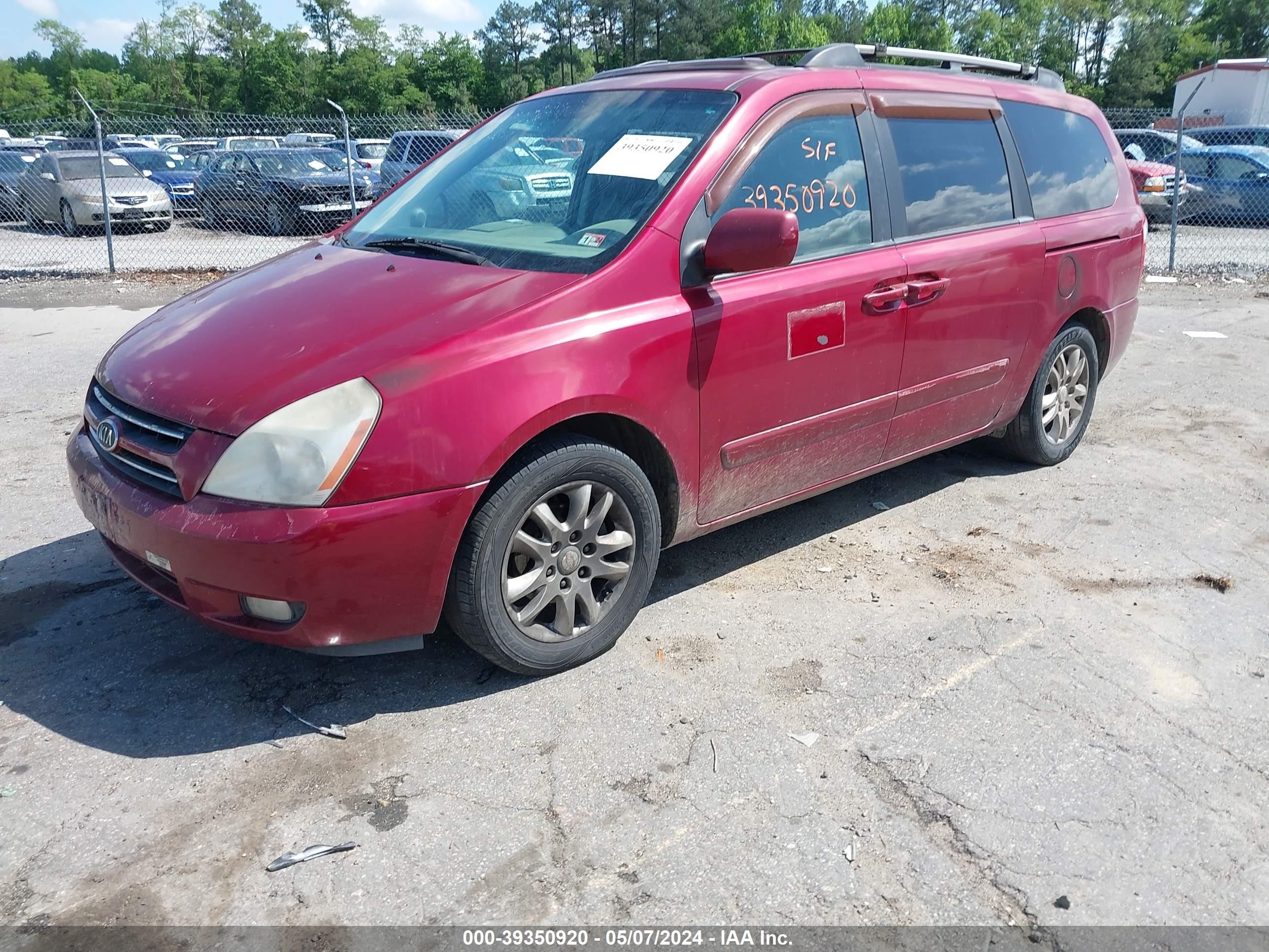 Photo 1 VIN: KNDMB233376121531 - KIA SEDONA 