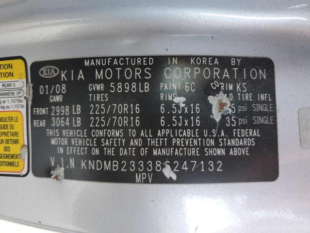 Photo 11 VIN: KNDMB233386247132 - KIA SEDONA EX 