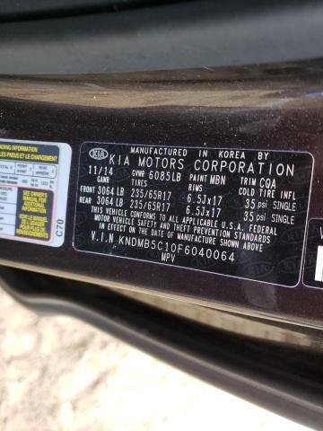 Photo 9 VIN: KNDMB5C10F6040064 - KIA SEDONA LX 