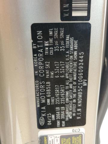 Photo 12 VIN: KNDMB5C10G6093445 - KIA SEDONA LX 