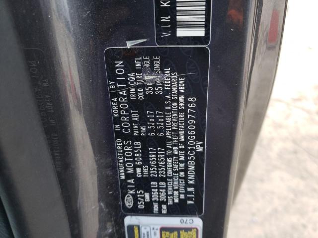 Photo 11 VIN: KNDMB5C10G6097768 - KIA SEDONA LX 