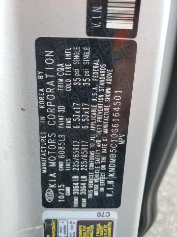 Photo 12 VIN: KNDMB5C10G6164501 - KIA SEDONA LX 