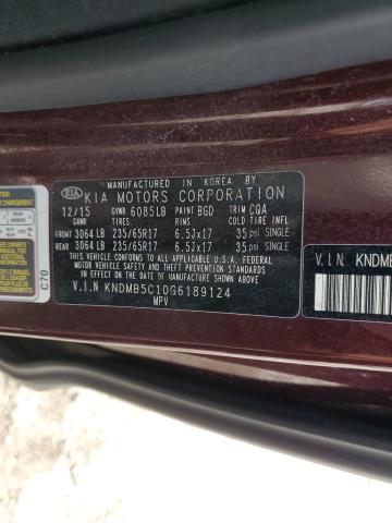 Photo 11 VIN: KNDMB5C10G6189124 - KIA SEDONA LX 