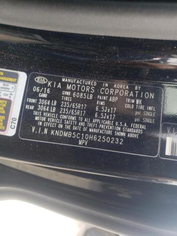 Photo 9 VIN: KNDMB5C10H6250232 - KIA SEDONA LX 