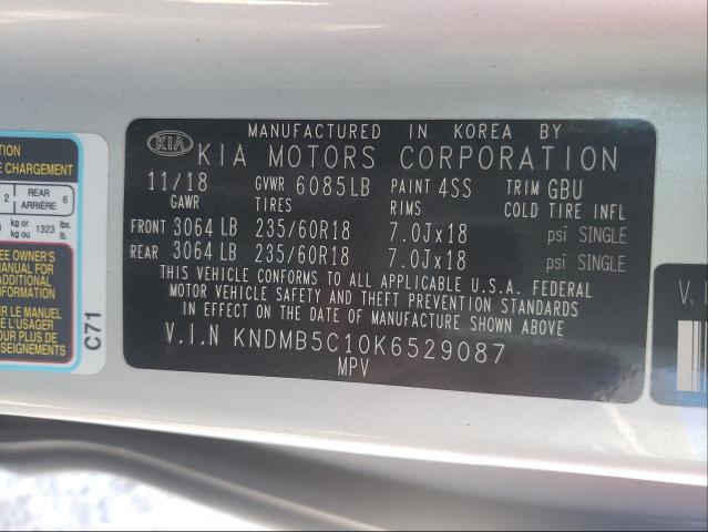 Photo 9 VIN: KNDMB5C10K6529087 - KIA SEDONA LX 