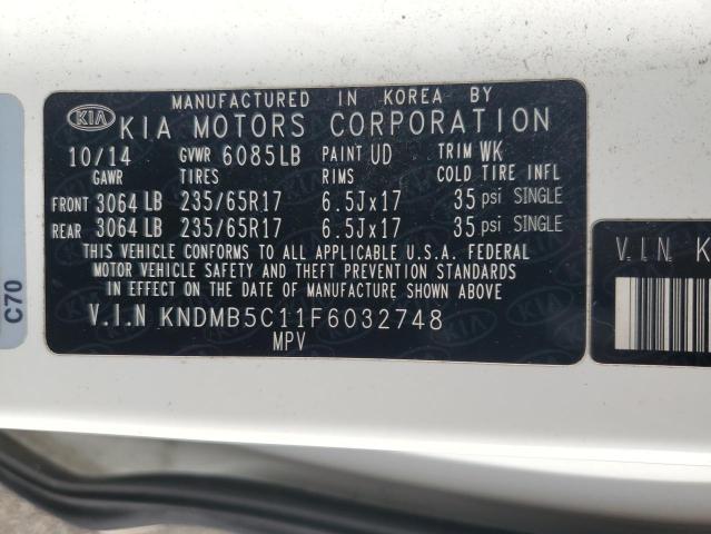 Photo 12 VIN: KNDMB5C11F6032748 - KIA SEDONA LX 