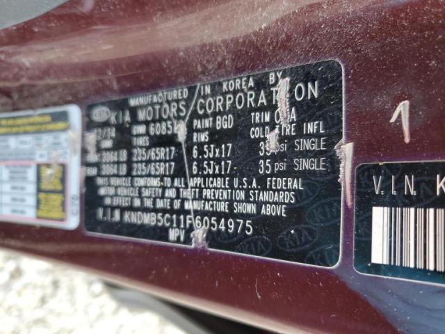 Photo 12 VIN: KNDMB5C11F6054975 - KIA SEDONA LX 