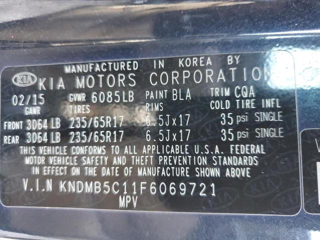 Photo 13 VIN: KNDMB5C11F6069721 - KIA SEDONA LX 