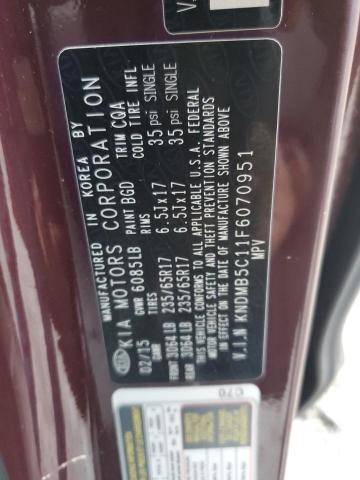 Photo 12 VIN: KNDMB5C11F6070951 - KIA SEDONA LX 