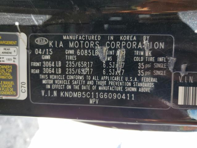 Photo 9 VIN: KNDMB5C11G6090411 - KIA SEDONA LX 