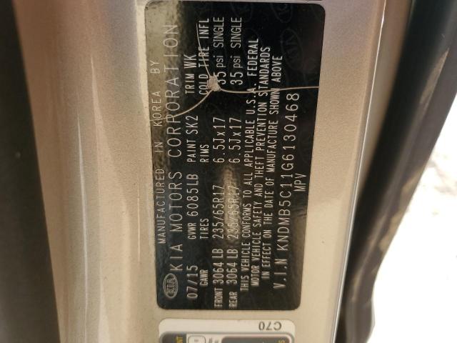 Photo 12 VIN: KNDMB5C11G6130468 - KIA SEDONA LX 