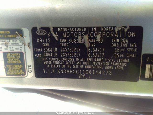 Photo 8 VIN: KNDMB5C11G6144273 - KIA SEDONA 