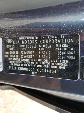 Photo 9 VIN: KNDMB5C11G6144354 - KIA SEDONA LX 