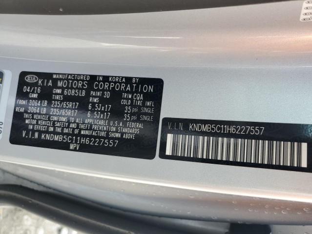 Photo 12 VIN: KNDMB5C11H6227557 - KIA SEDONA LX 