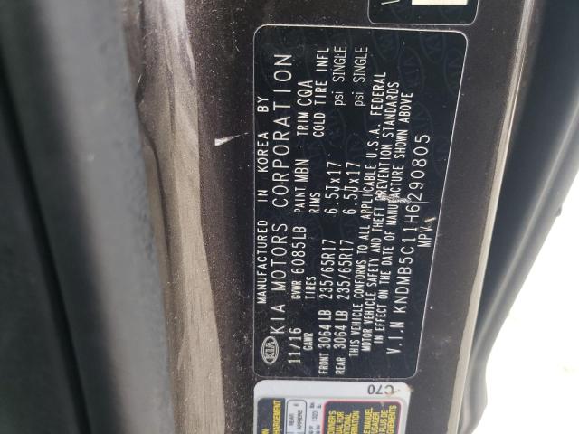 Photo 12 VIN: KNDMB5C11H6290805 - KIA SEDONA LX 