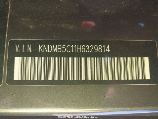 Photo 8 VIN: KNDMB5C11H6329814 - KIA SEDONA 