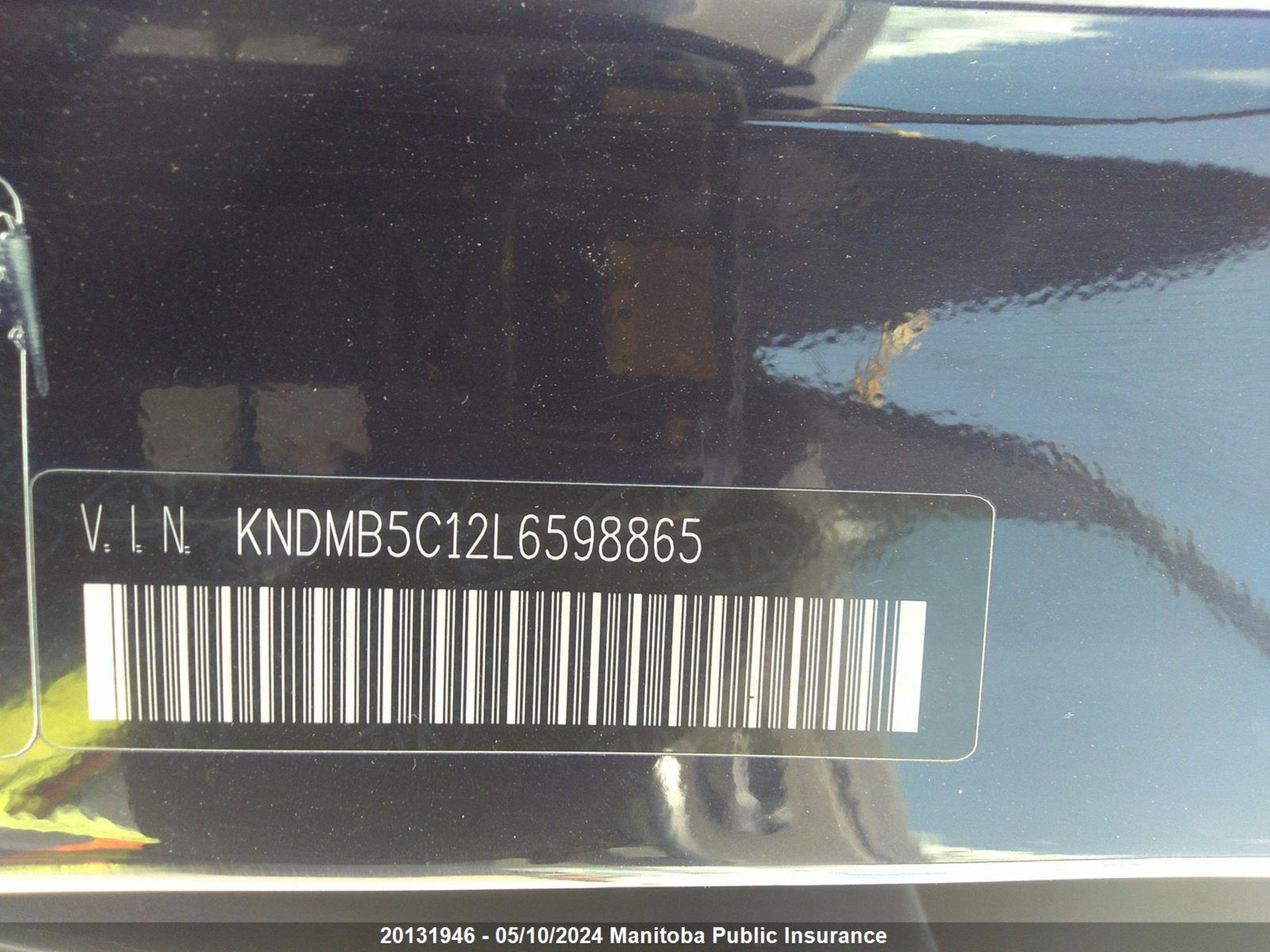 Photo 8 VIN: KNDMB5C12L6598865 - KIA SEDONA 