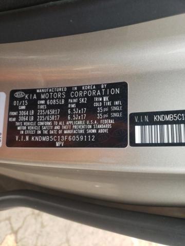 Photo 9 VIN: KNDMB5C13F6059112 - KIA SEDONA LX 