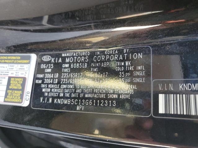 Photo 12 VIN: KNDMB5C13G6112313 - KIA SEDONA LX 