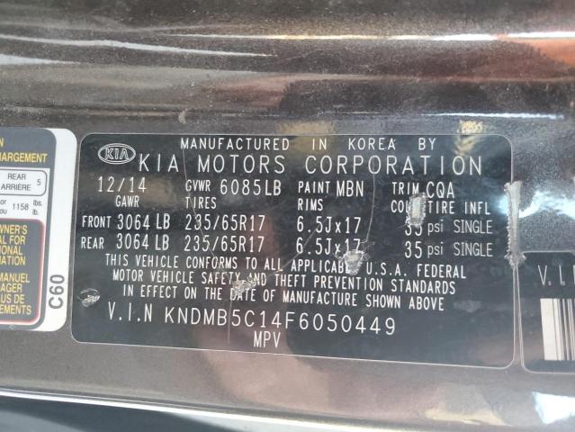 Photo 12 VIN: KNDMB5C14F6050449 - KIA SEDONA LX 