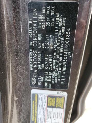 Photo 9 VIN: KNDMB5C14F6061354 - KIA SEDONA LX 