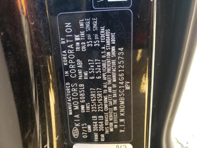 Photo 9 VIN: KNDMB5C14G6125734 - KIA SEDONA LX 