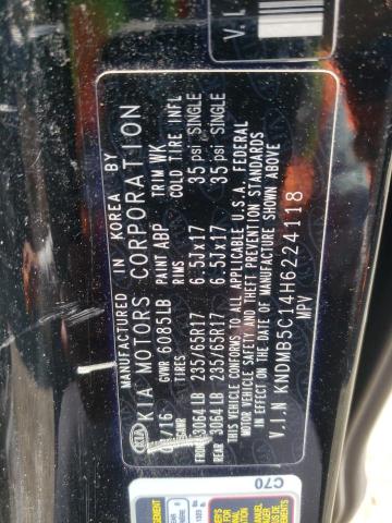 Photo 12 VIN: KNDMB5C14H6224118 - KIA SEDONA LX 