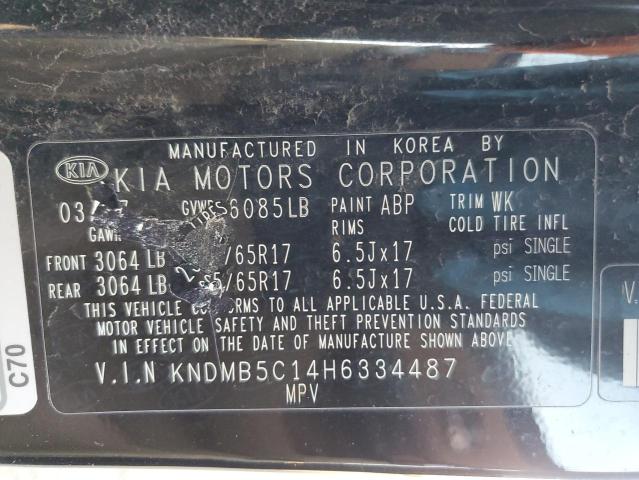 Photo 12 VIN: KNDMB5C14H6334487 - KIA ALL MODELS 