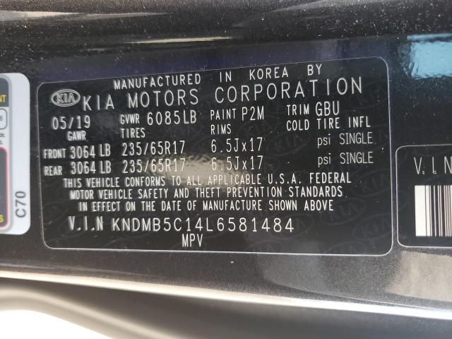 Photo 9 VIN: KNDMB5C14L6581484 - KIA SEDONA LX 