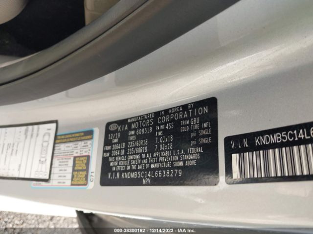 Photo 8 VIN: KNDMB5C14L6638279 - KIA SEDONA 