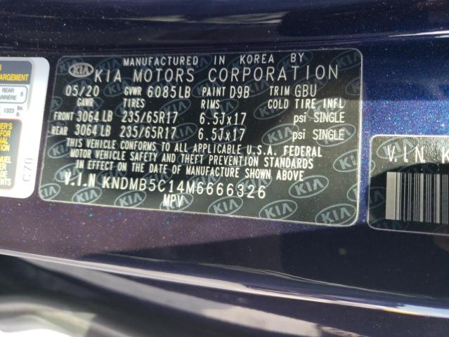 Photo 12 VIN: KNDMB5C14M6666326 - KIA SEDONA LX 