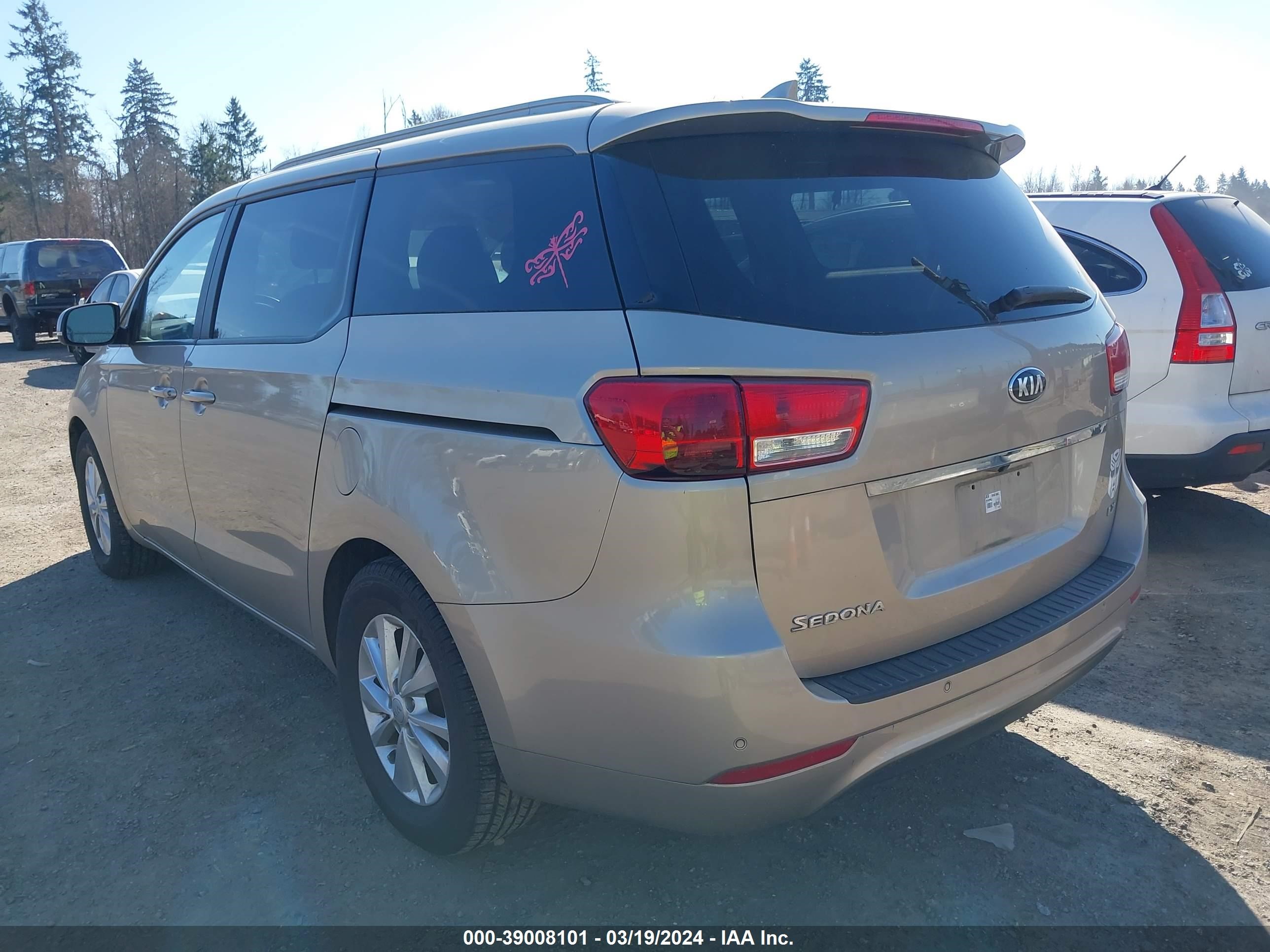 Photo 2 VIN: KNDMB5C15F6024829 - KIA SEDONA 