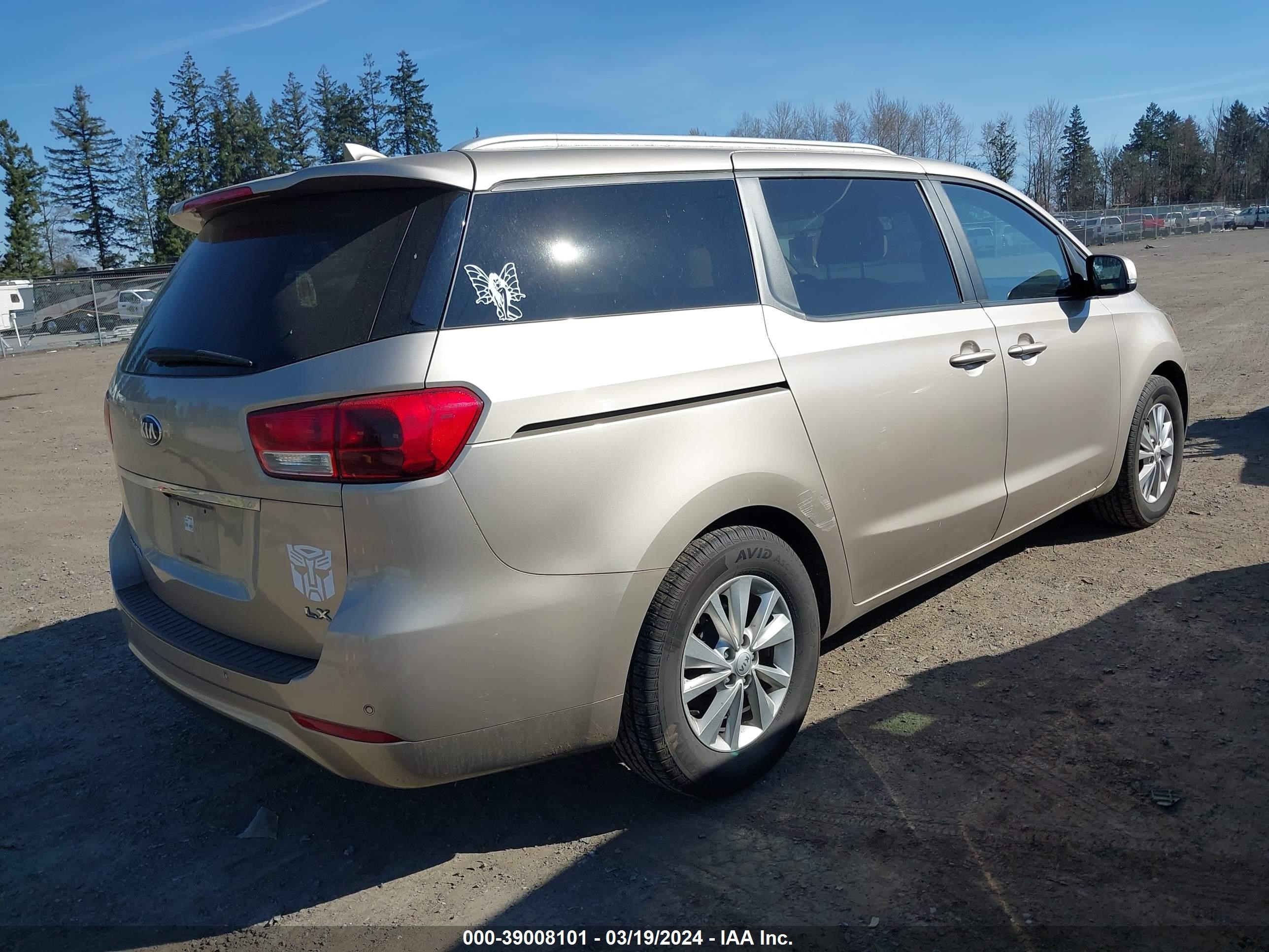 Photo 3 VIN: KNDMB5C15F6024829 - KIA SEDONA 