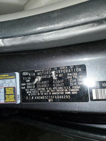 Photo 13 VIN: KNDMB5C15F6046295 - KIA SEDONA LX 