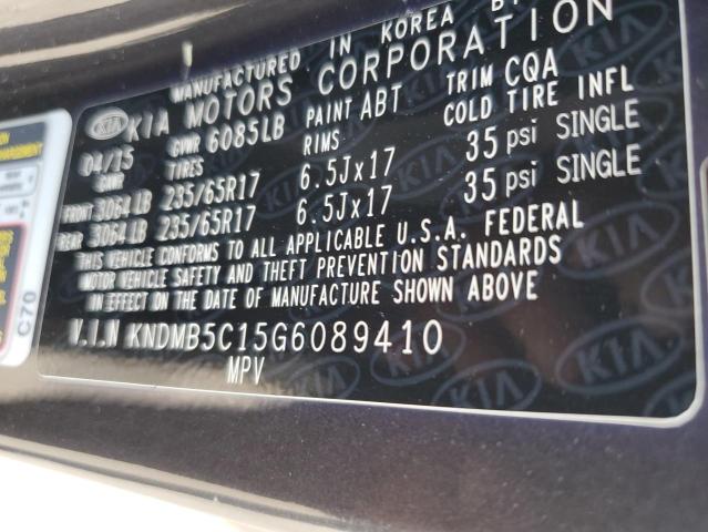 Photo 12 VIN: KNDMB5C15G6089410 - KIA SEDONA LX 