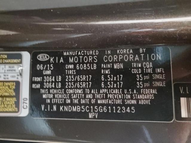 Photo 12 VIN: KNDMB5C15G6112345 - KIA SEDONA LX 