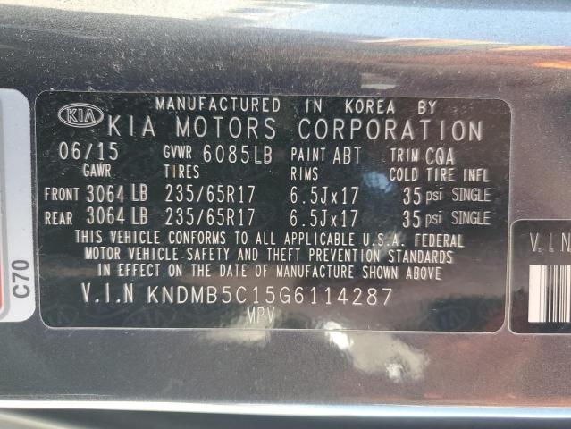 Photo 12 VIN: KNDMB5C15G6114287 - KIA SEDONA LX 