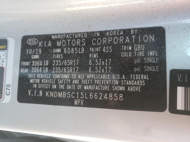 Photo 9 VIN: KNDMB5C15L6624858 - KIA SEDONA LX 