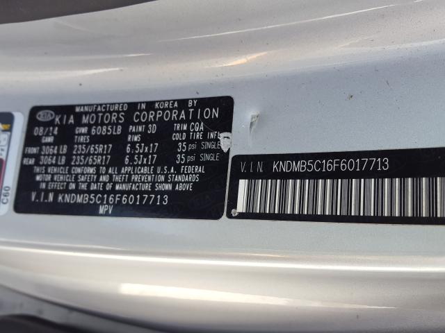 Photo 9 VIN: KNDMB5C16F6017713 - KIA SEDONA LX 