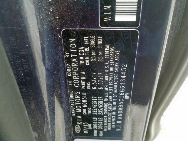 Photo 9 VIN: KNDMB5C16G6134452 - KIA SEDONA 