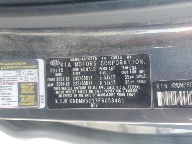 Photo 12 VIN: KNDMB5C17F6058481 - KIA SEDONA LX 