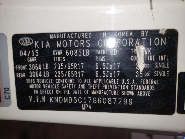 Photo 12 VIN: KNDMB5C17G6087299 - KIA SEDONA LX 